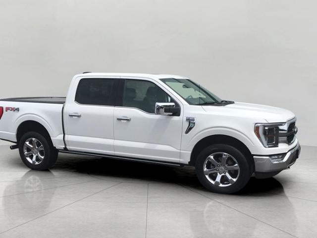 2021 Ford F-150 XL 4WD SuperCrew 5.5' Box in Star White Metallic Tri Coat — front three-quarter view