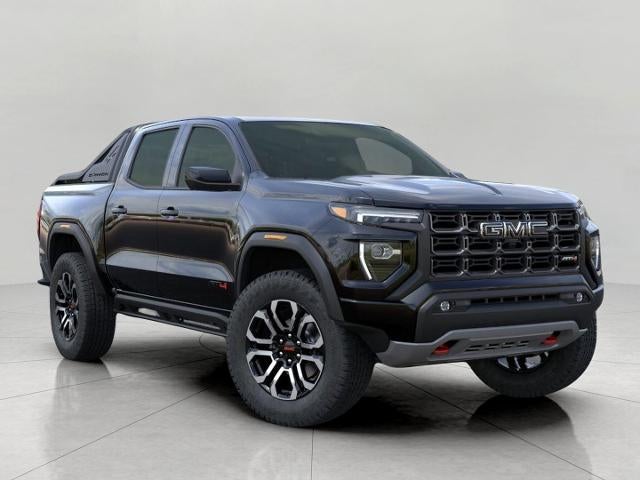 2026 GMC Canyon AT4 in Onyx Black — front three-quarter view
