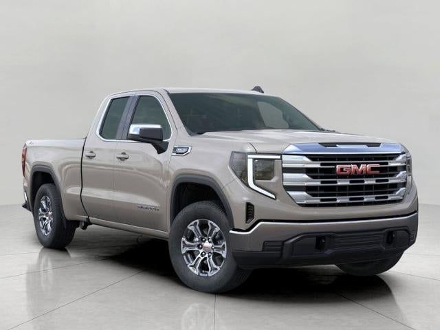 2026 GMC Sierra 1500 SLE in Coastal Dune — front three-quarter view