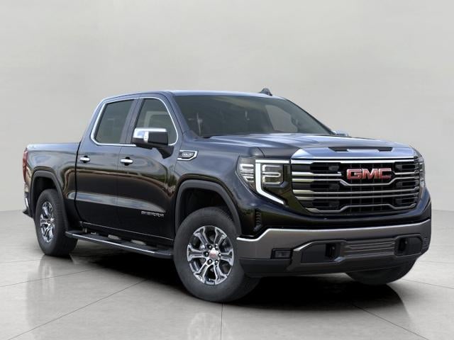 2026 GMC Sierra 1500 SLT in Onyx Black — front three-quarter view