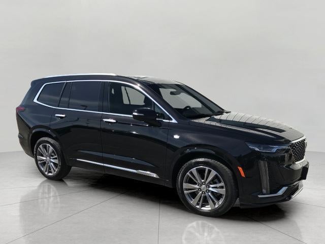 2025 Cadillac XT6 AWD 4dr Premium Luxury in Stellar Black Metallic — front three-quarter view