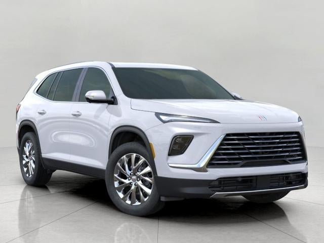 2026 Buick Enclave Preferred in Iridescent White Tricoat — front three-quarter view