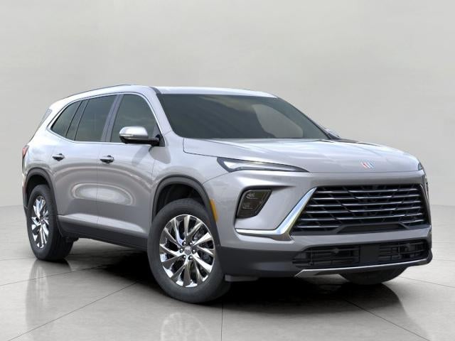 2026 Buick Enclave Preferred in Moonstone Gray Metallic — front three-quarter view