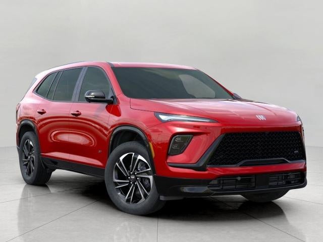 2026 Buick Enclave Sport Touring in Cherry Red Tintcoat — front three-quarter view