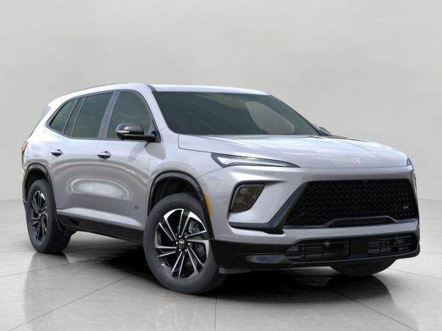 2026 Buick Enclave Sport Touring in Moonstone Gray Metallic — front three-quarter view