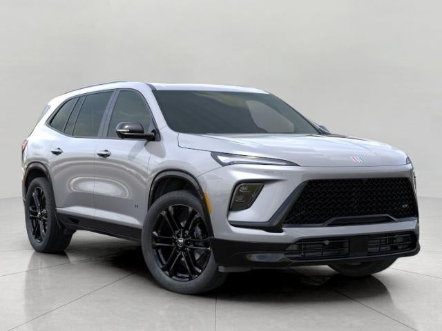 2026 Buick Enclave Sport Touring in Moonstone Gray Metallic — front three-quarter view
