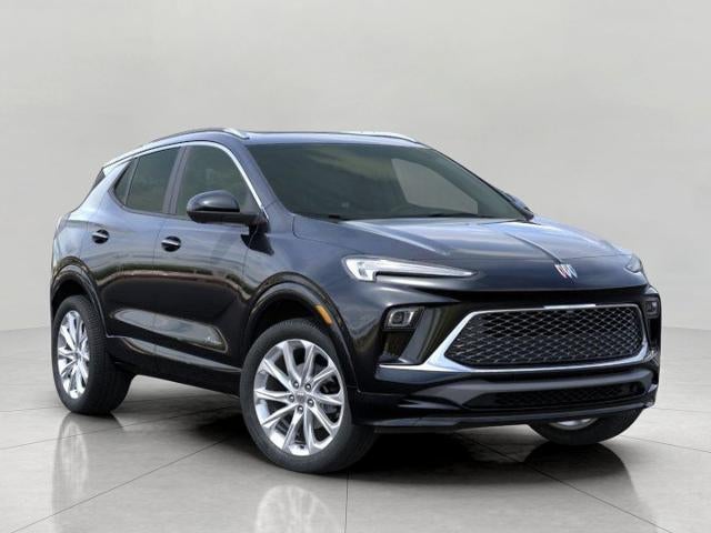 2026 Buick Encore GX Avenir in Ebony Twilight Metallic — front three-quarter view