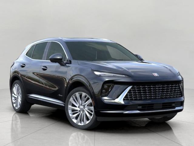 2026 Buick Envision Avenir in Ebony Twilight Metallic — front three-quarter view