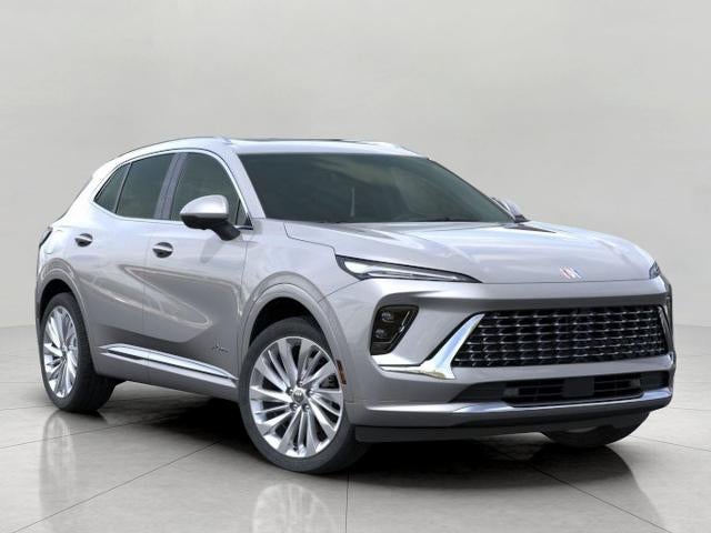 2026 Buick Envision Avenir in Moonstone Gray Metallic — front three-quarter view